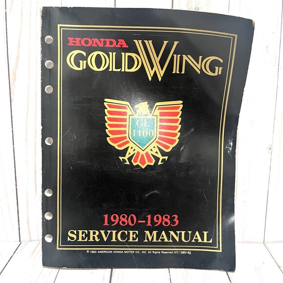 Honda Gold Wing Service Manual - GL1100 GoldWing - 1980-1983 - Picture 1 of 11